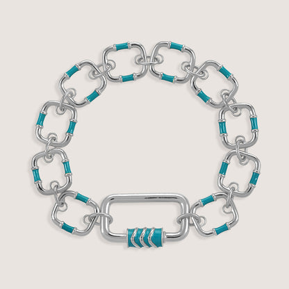 Mankai Statement Bracelet –  highlighting its vibrant enamel artistry and playful energy, part of Nishani’s Mankai Collection.