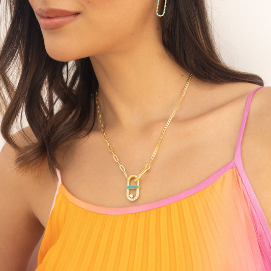 Mankai Statement Necklace –  highlighting its vibrant enamel artistry and playful energy, part of Nishani’s Mankai Collection.