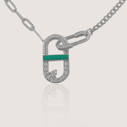 Mankai Statement Necklace –  highlighting its vibrant enamel artistry and playful energy, part of Nishani’s Mankai Collection.