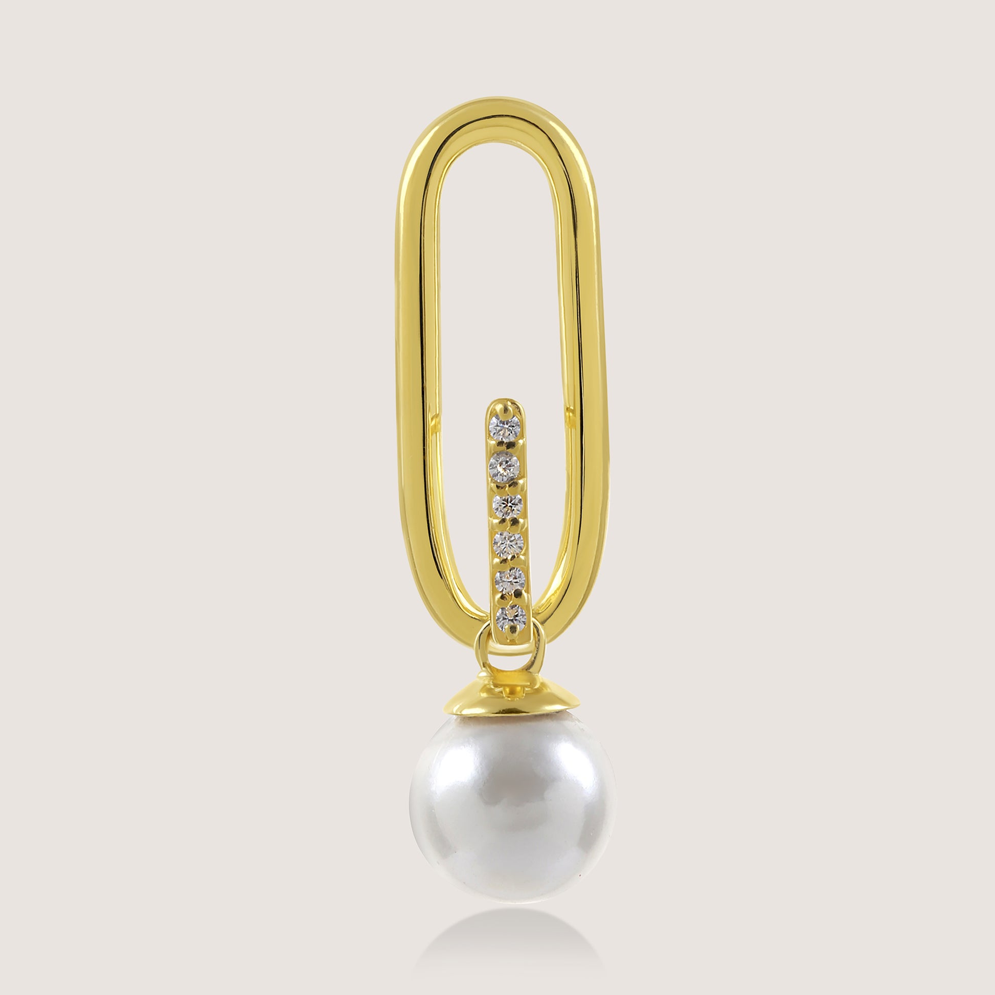 Mizuki Pearl Danglers –  highlighting its pearl elegance and sophisticated charm, part of Nishani’s Mizuki Collection.