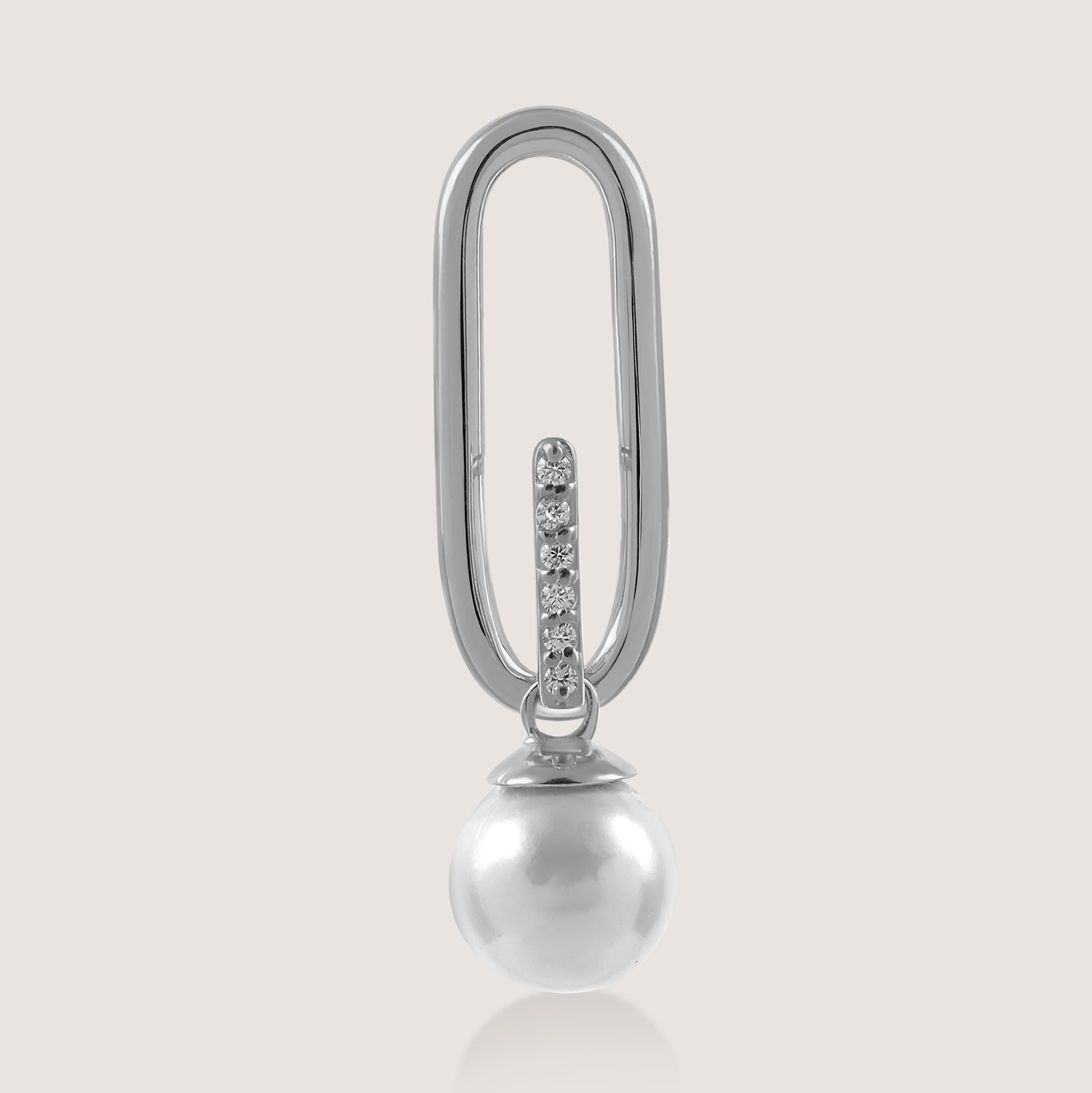 Mizuki Pearl Danglers –  highlighting its pearl elegance and sophisticated charm, part of Nishani’s Mizuki Collection.