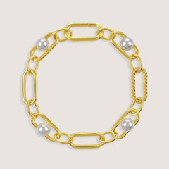 Mizuki Pearl Link Bracelet
