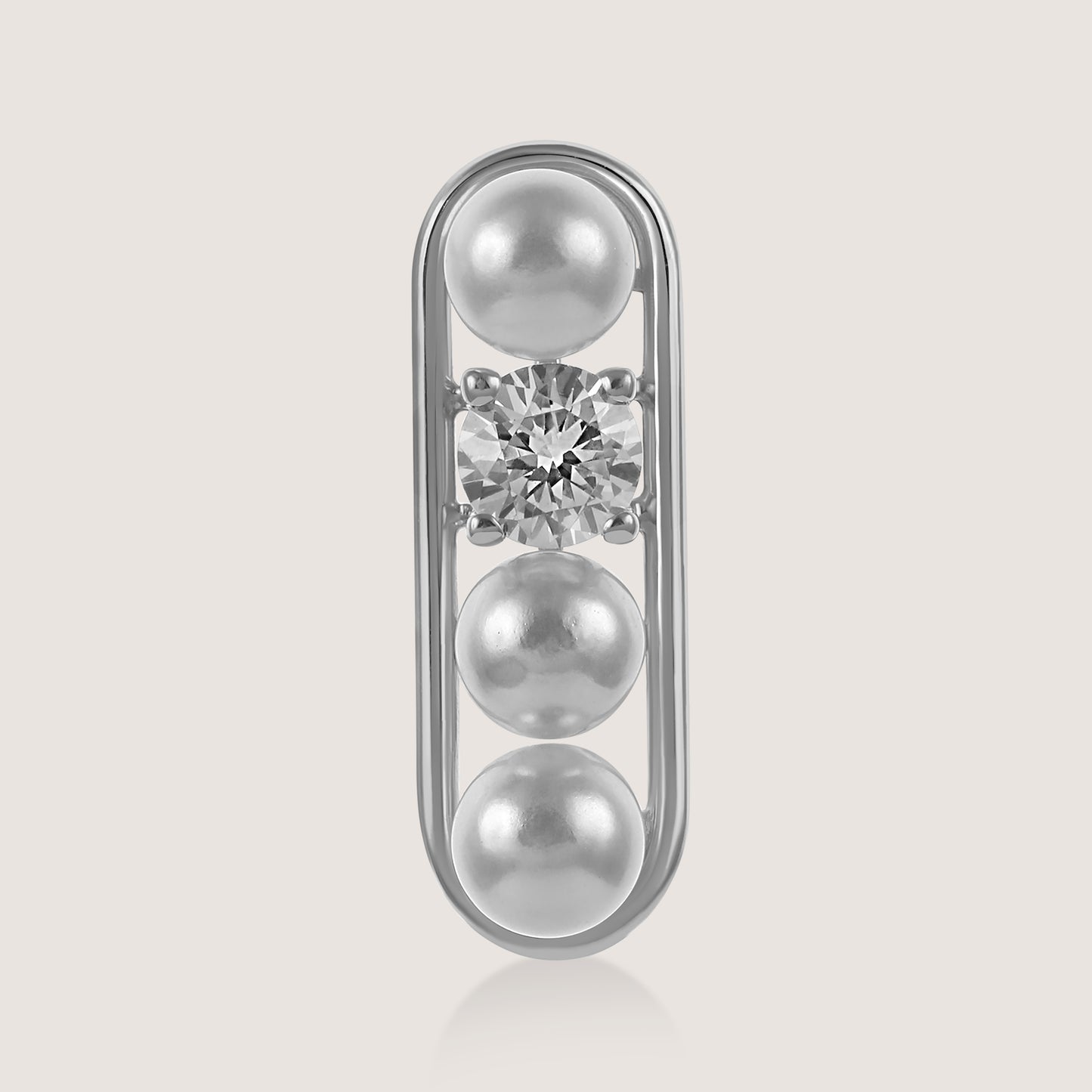 Mizuki Pearl Studs –  highlighting its pearl elegance and sophisticated charm, part of Nishani’s Mizuki Collection.
