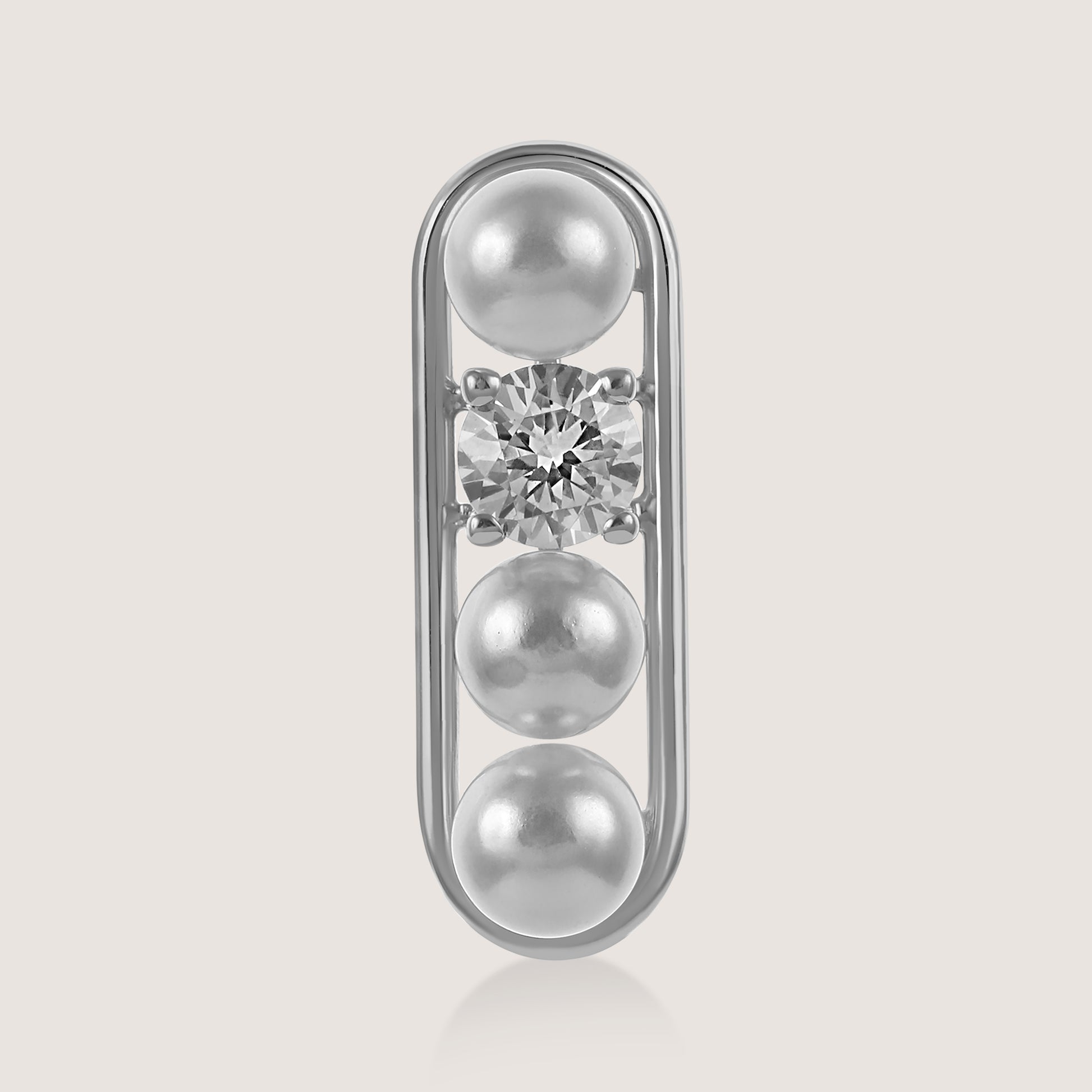 Mizuki Pearl Studs –  highlighting its pearl elegance and sophisticated charm, part of Nishani’s Mizuki Collection.