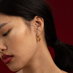 Multi-Colour Heart Earrings