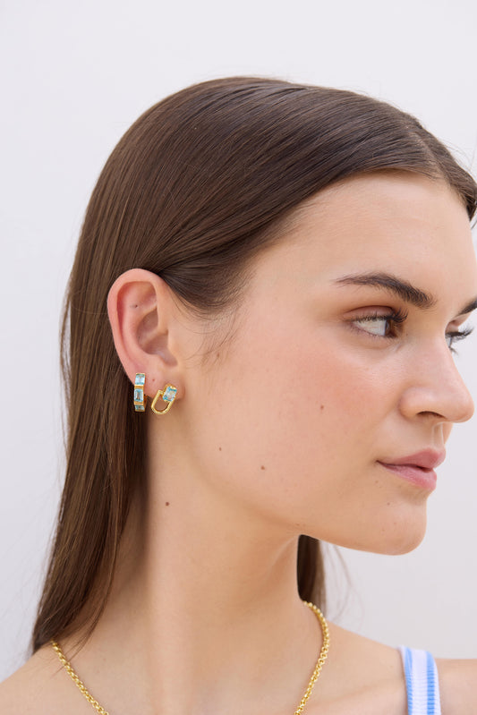 Natsumi Half Link Studs