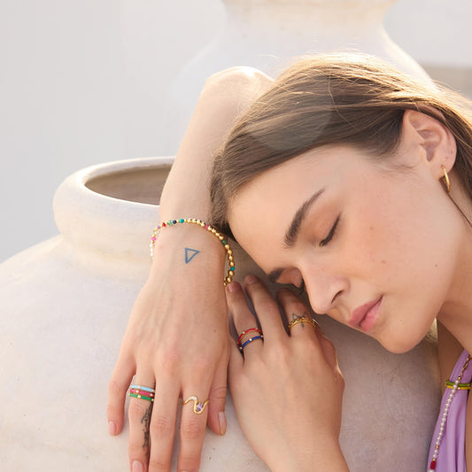 Enishi Pearl Beaded Bracelet
