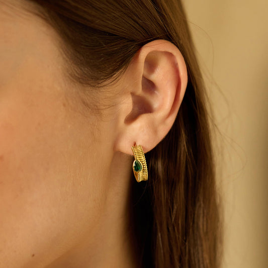 Natsumi Textured Hoops