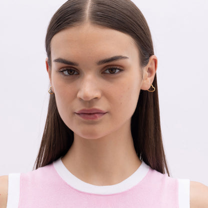 Ukiyo Mini Heart Huggies