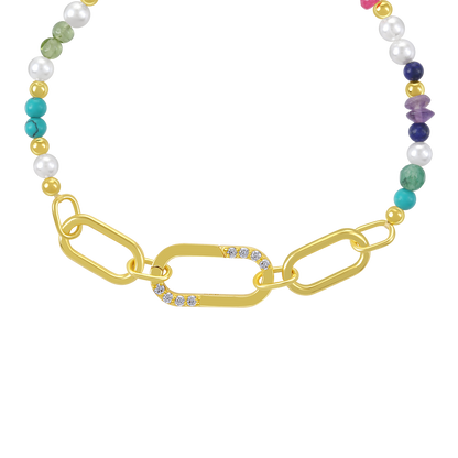 Enishi Multi-Color Link Bracelet
