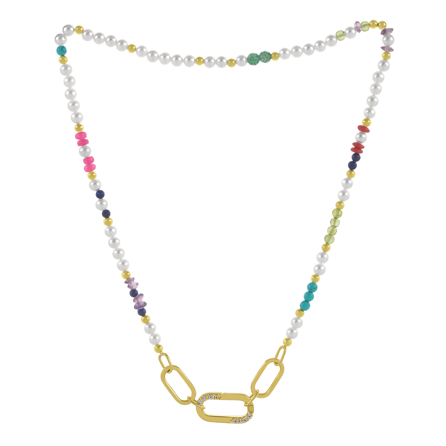 Enishi Multicolor Link Necklace