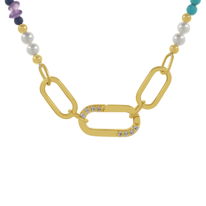 Enishi Multicolor Link Necklace