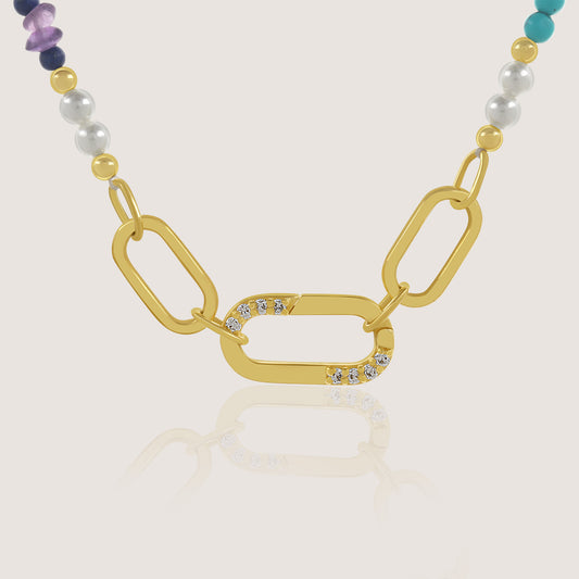 Enishi Multi-colour Link Necklace
