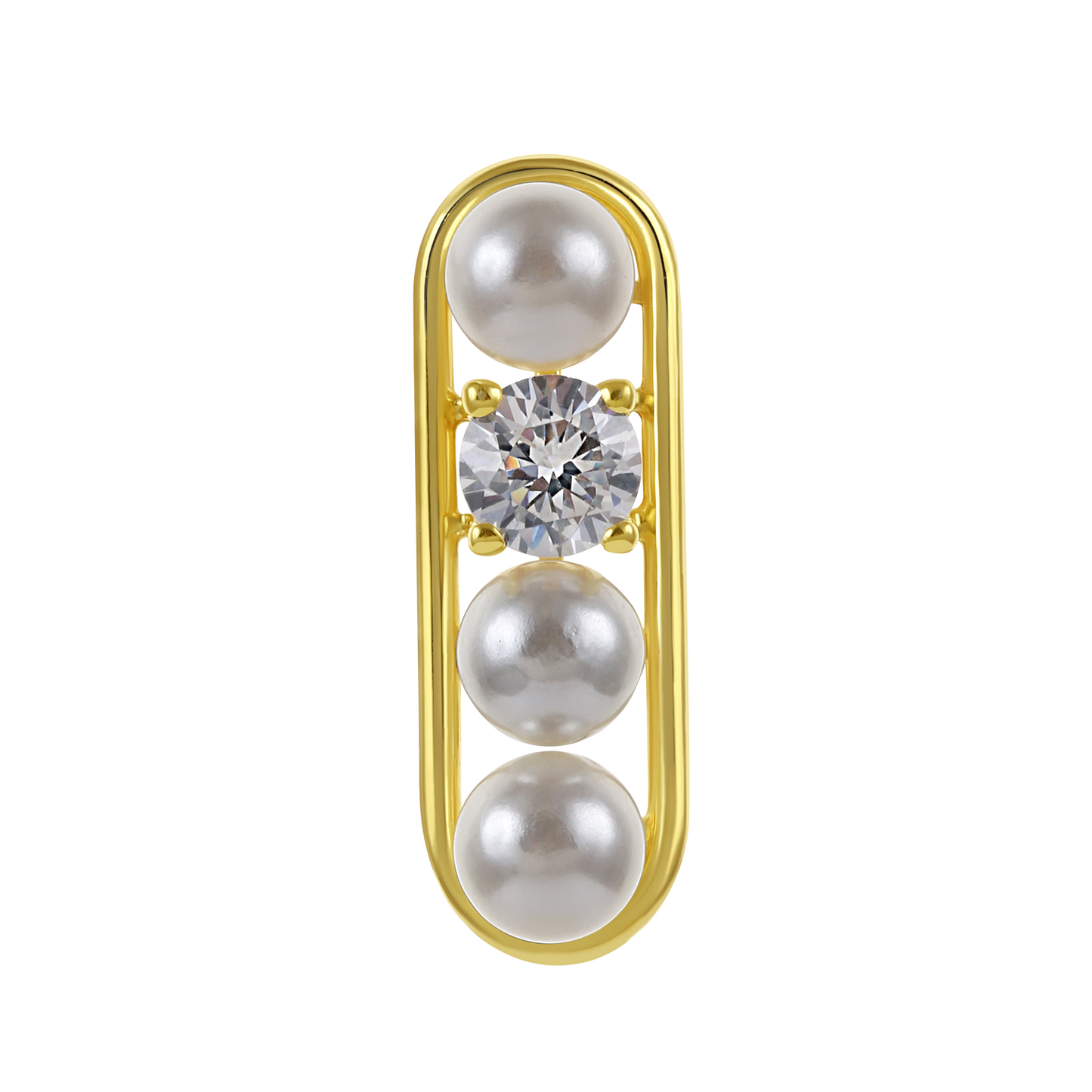 Mizuki Pearl Link Studs