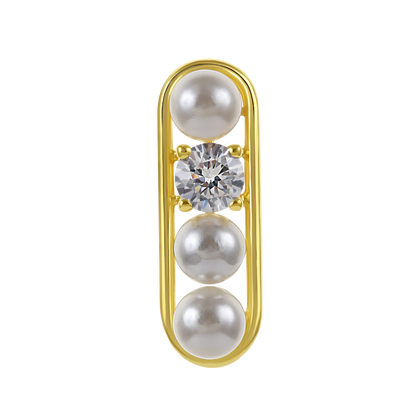 Mizuki Pearl Link Studs