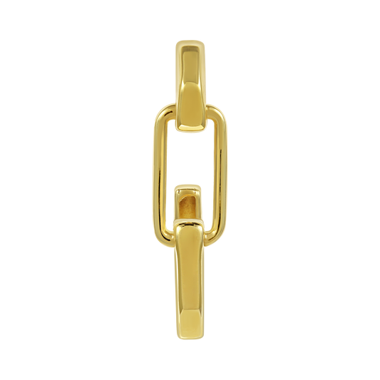 Ukiyo Link Hoop Earrings