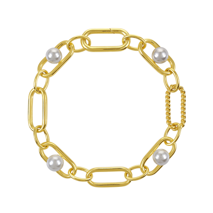 Mizuki Pearl Link Bracelet