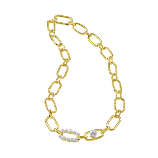 Mizuki Pearl Statement Choker Necklace