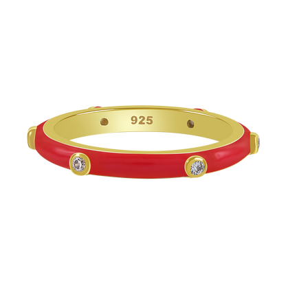 Enishi Multi-colour Band Ring