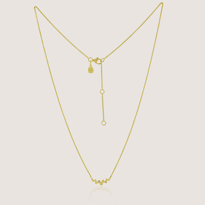 Ukiyo Ball Necklace — a minimal, gold-plated 925 silver design crafted for everyday wear from Nishani’s Ukiyo collection.