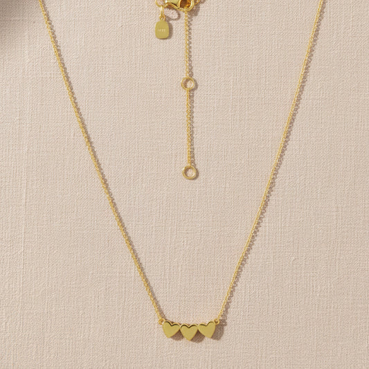 Ukiyo Triple Heart Necklace