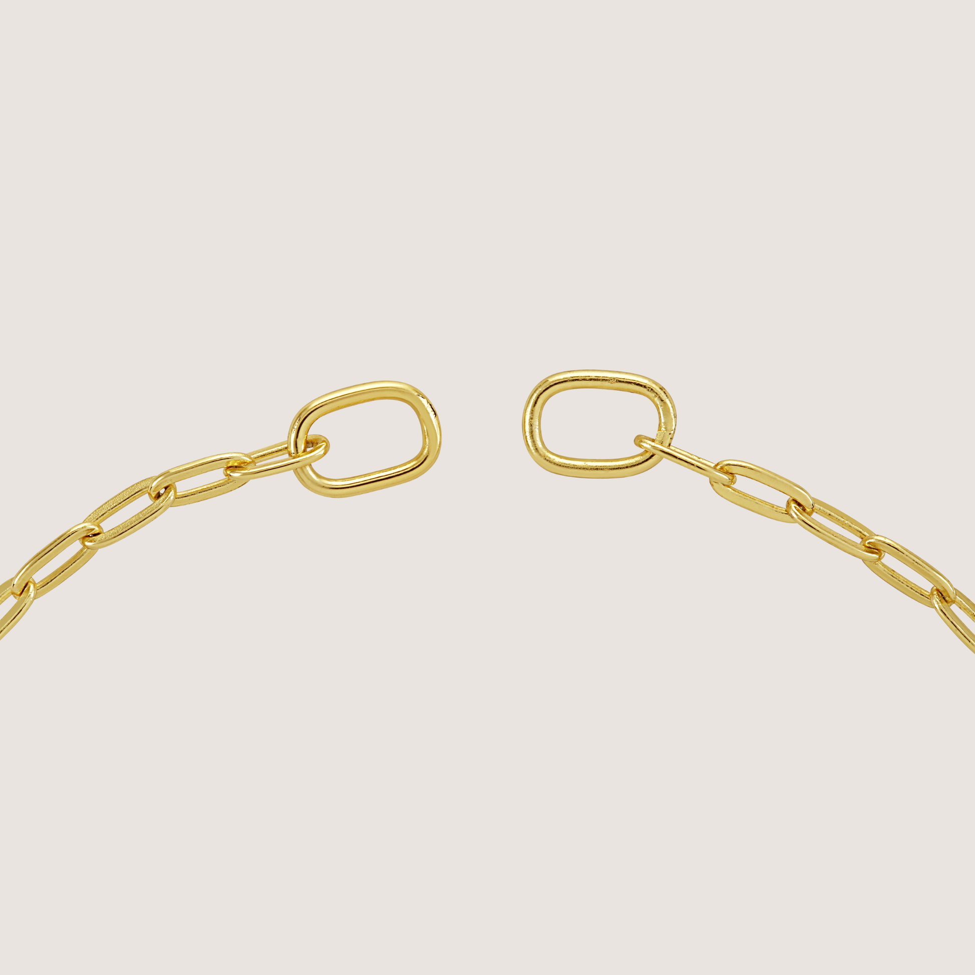 White Background - back of KiraKira emerald chain Bracelet 