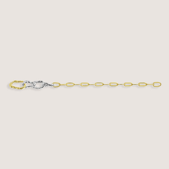 Yugen Bracelet – highlighting its bold dual-tone sophistication, part of Nishani’s Yugen Collection.