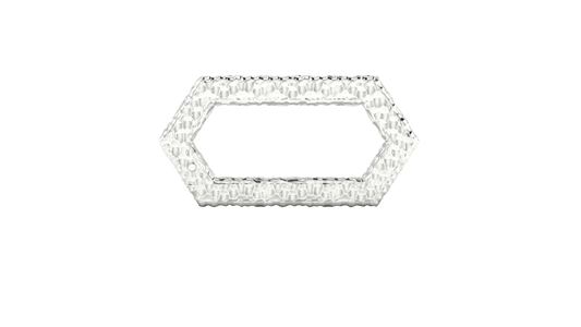 Textured Hexagon Lock