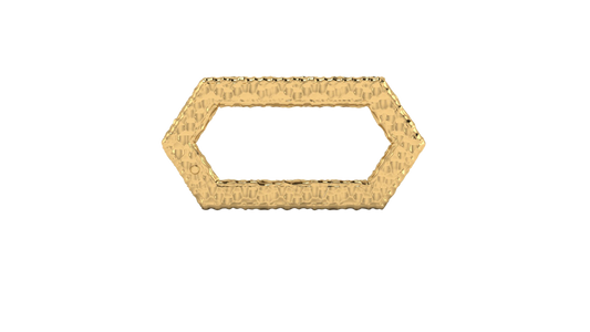 Textured Hexagon Lock