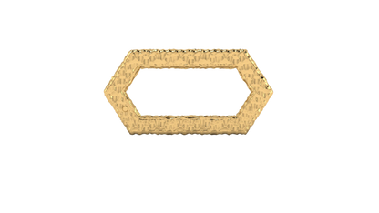 Textured Hexagon Lock
