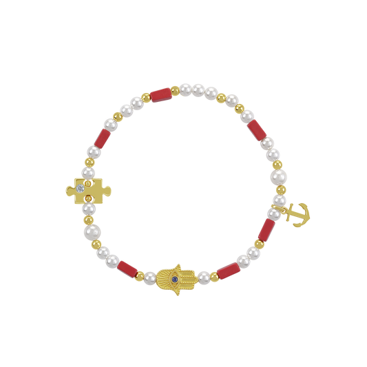 Enishi Duo Anchor Bracelet