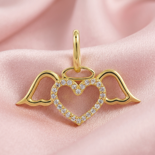 Angel Heart Charm