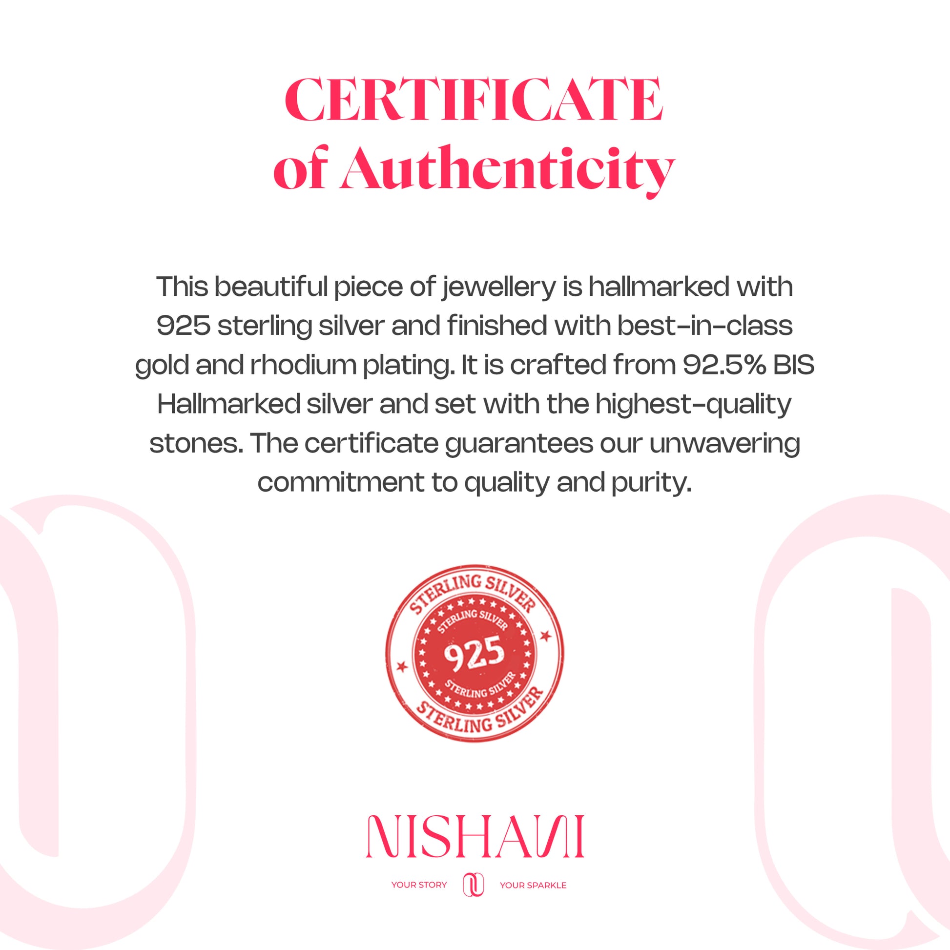 certificate of authenticity