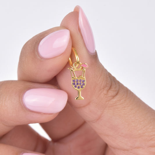 Cocktail Glass Charm