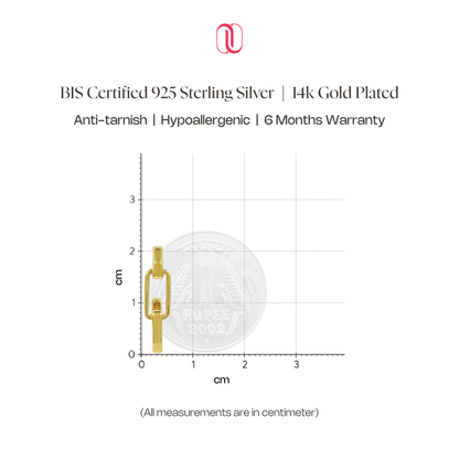 Ukiyo Link Hoop Earrings