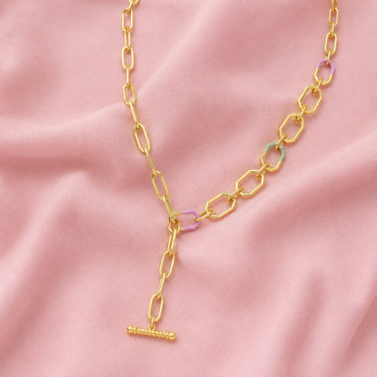 Summer Enamel Lariat