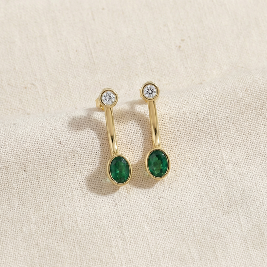 KiraKira Front-Back Earring