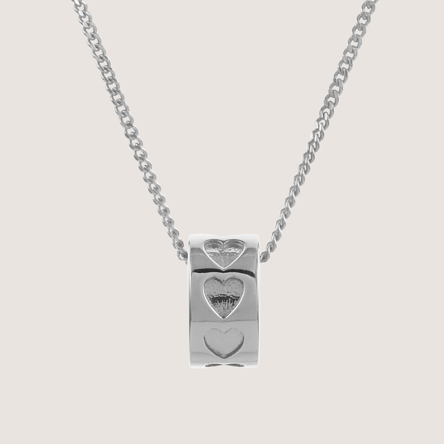 heart ring necklace crafted in 925 sterling silver, available in gold and rhodium-plated finish