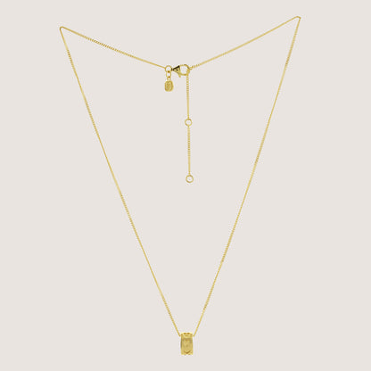 heart ring necklace crafted in 925 sterling silver, available in gold and rhodium-plated finish, featuring a romantic heart-inspired design