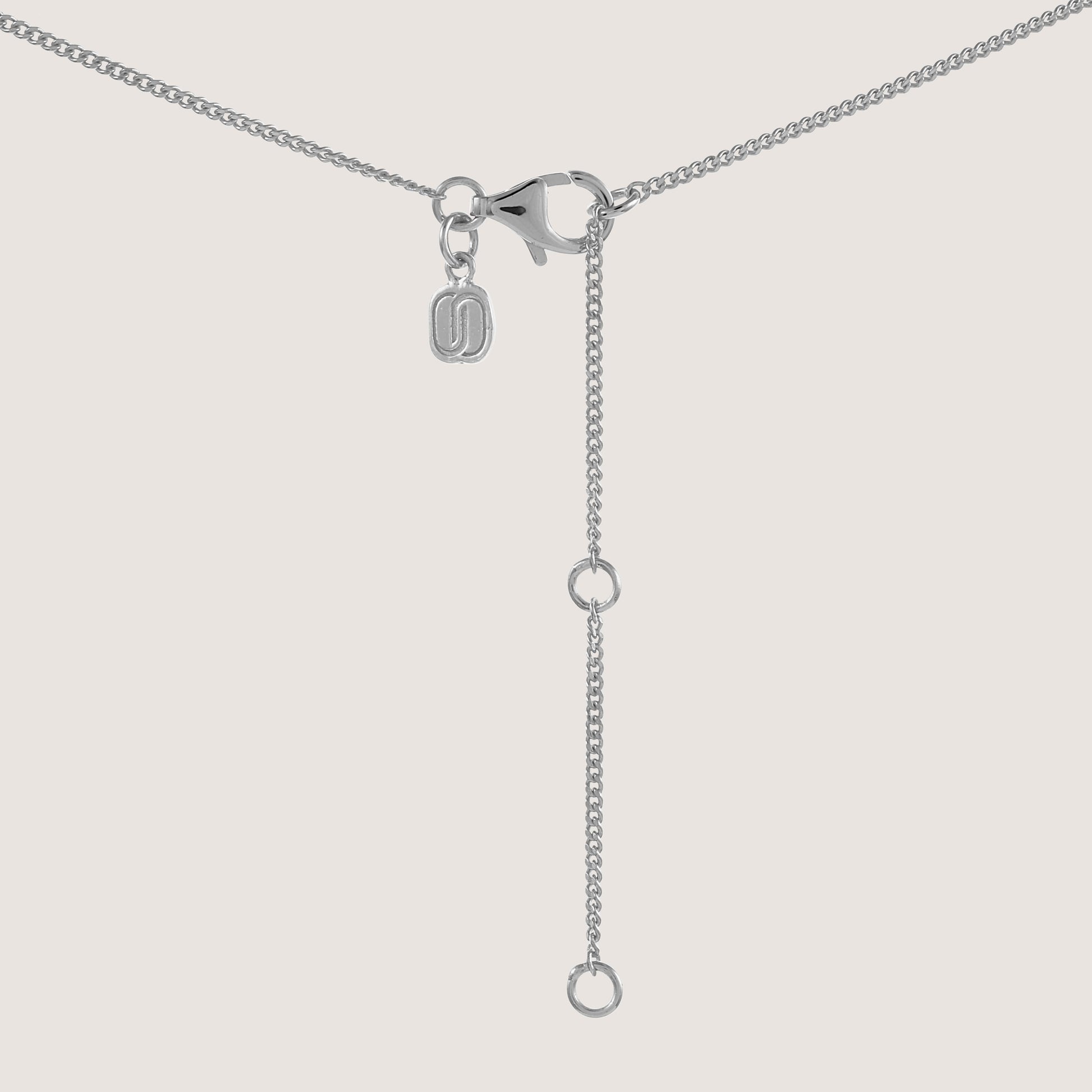 heart ring necklace crafted in 925 sterling silver, available in gold and rhodium-plated finish