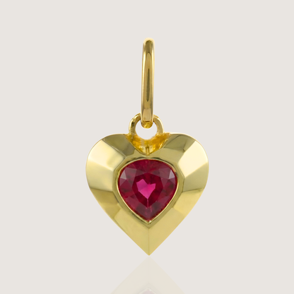KiraKira Ruby Heart Charm