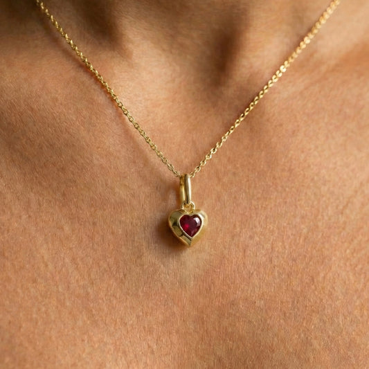 KiraKira Ruby Heart Charm