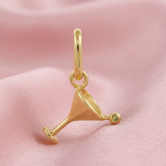 Martini Glass Charm