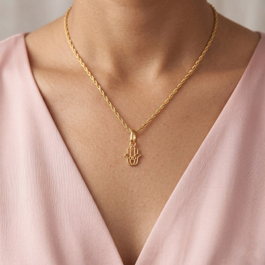 Hamza Hand Necklace