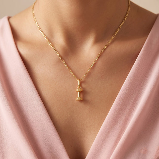 Dumbbell Necklace
