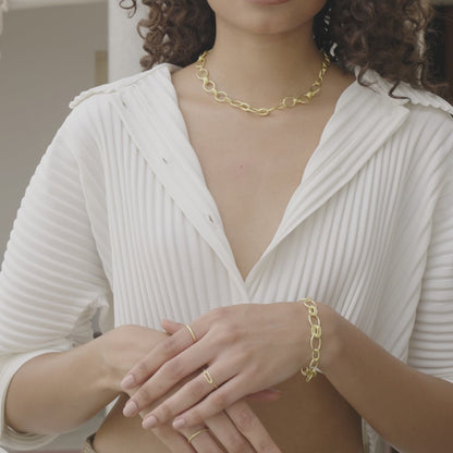 Ukiyo Oval Link Bracelet