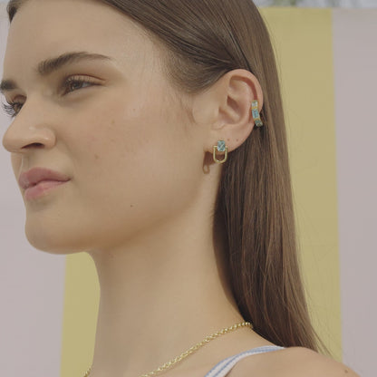Natsumi Half Link Studs