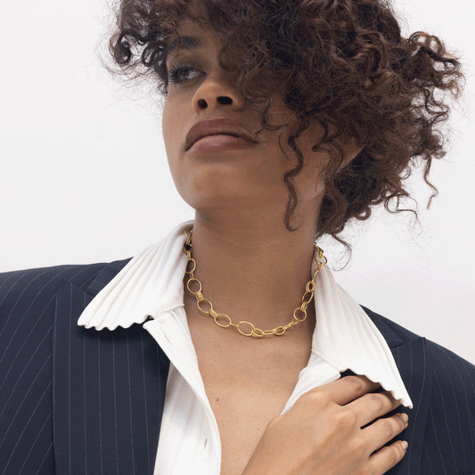 Ukiyo Oval Link Necklace