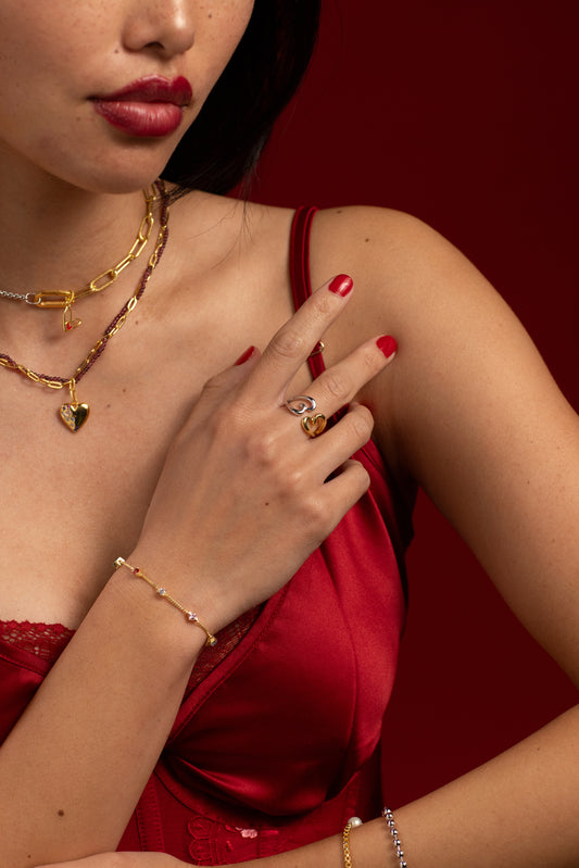 Twisted Heart Ring