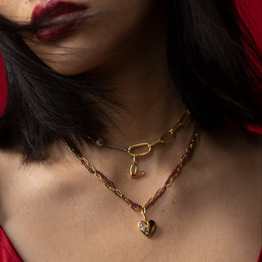 Signature Double Heart Charm